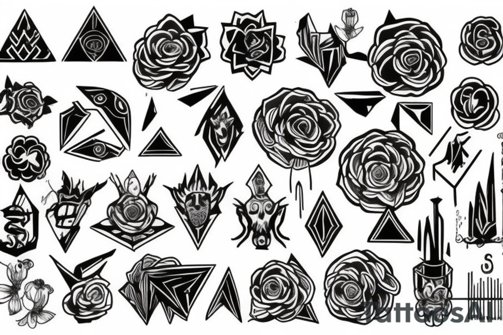 An imagem related to the phrase One day is acceptable to suffering, two days never" tattoo idea