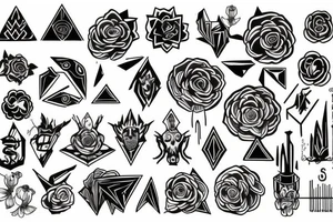 An imagem related to the phrase One day is acceptable to suffering, two days never" tattoo idea