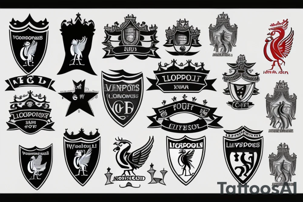 Liverpool football club logo tattoo idea