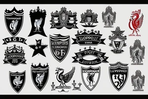 Liverpool football club logo tattoo idea