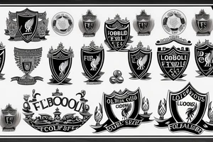 Liverpool football club + FA CUP tattoo idea