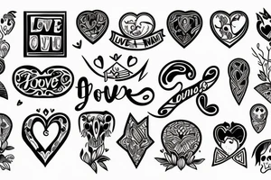 Love of family tattoo idea