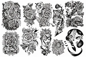 Puzzle pieces tattoo idea