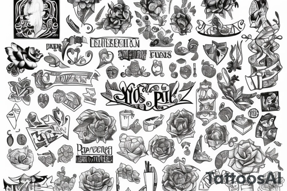 Puzzle pieces tattoo idea