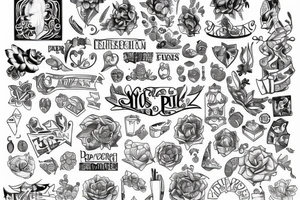 Puzzle pieces tattoo idea