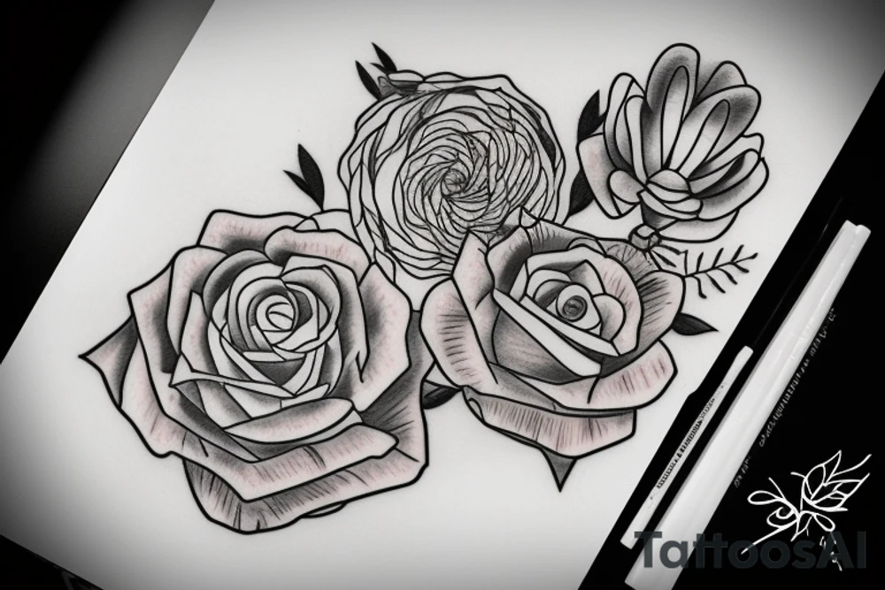 Arizona with wedding ring and birthday cake tattoo idea