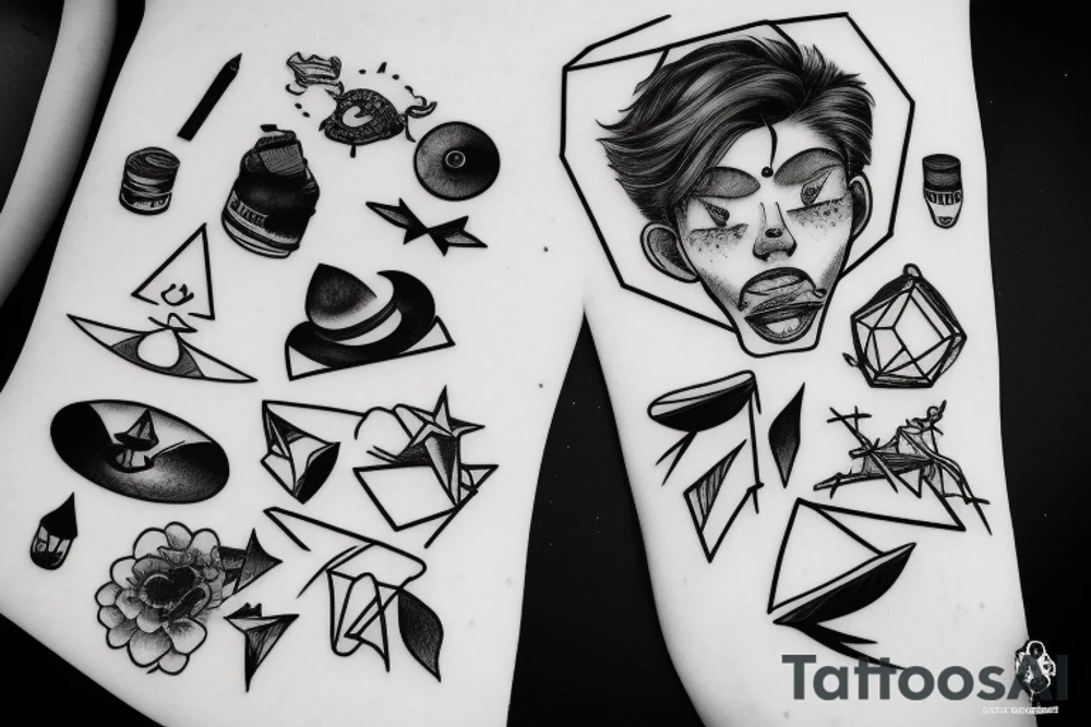 Two best friends falling apart tattoo idea