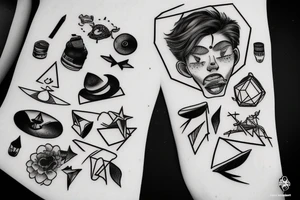 Two best friends falling apart tattoo idea