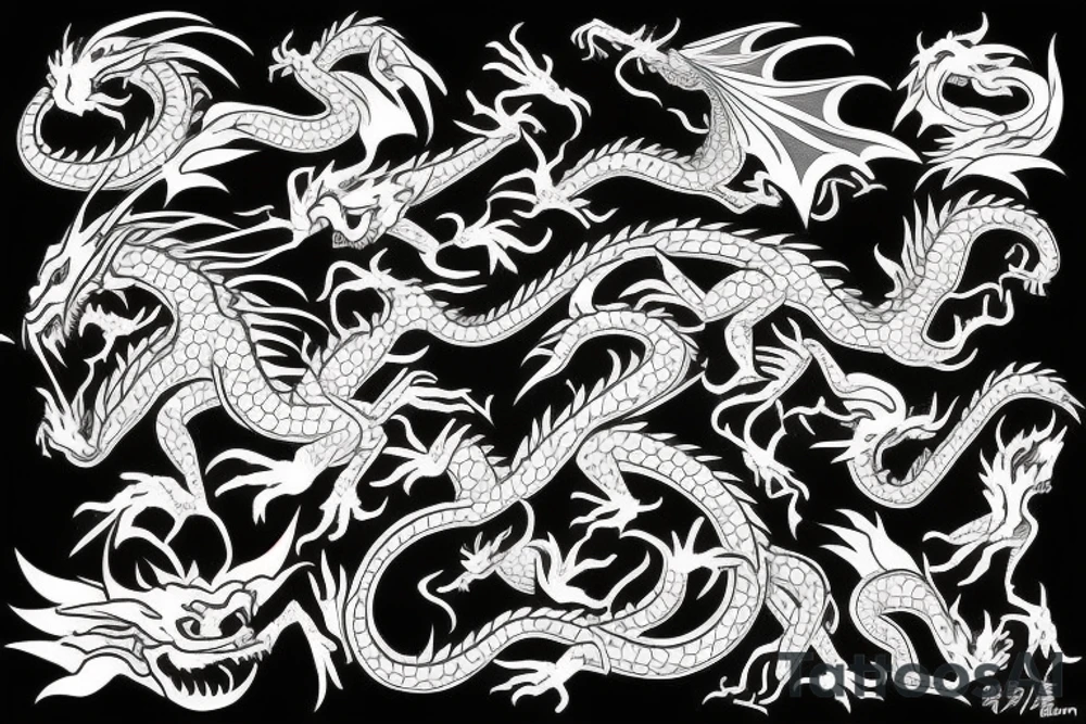 Dragon tattoo idea