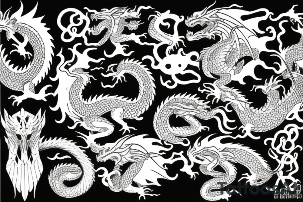 Dragon tattoo idea