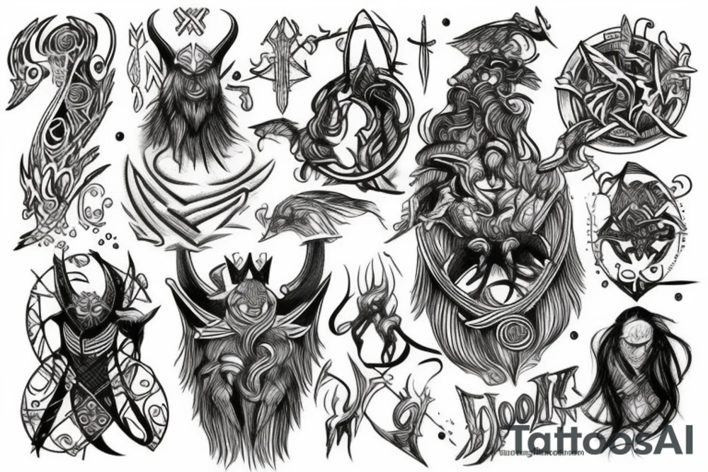 norse mythology tattoo idea