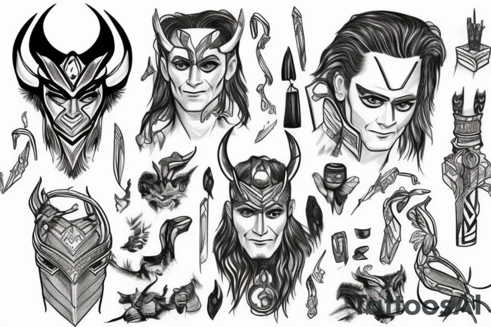 loki tattoo idea
