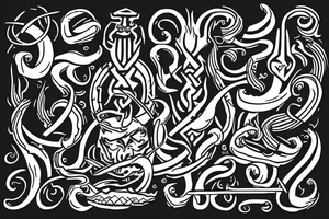 trident om tattoo idea