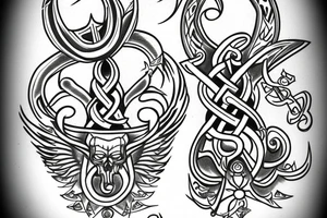 trident om tattoo idea