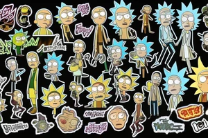 Rick and morty tv show gangster tattoo idea