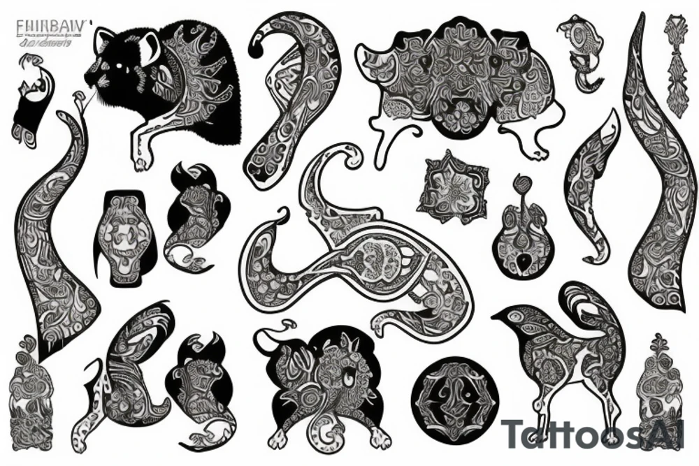 Persian tattoo idea