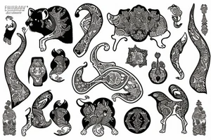 Persian tattoo idea