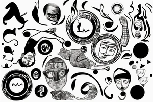 Swimming in circles Mac miller tattoo idea