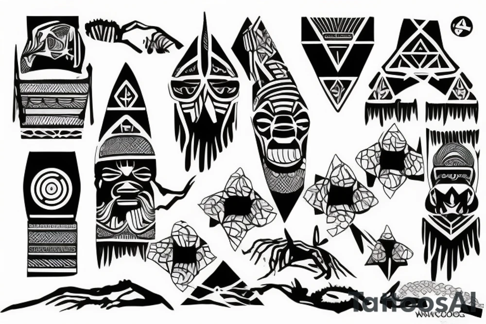 Congo africa tattoo idea
