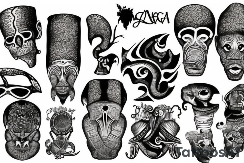 Congo africa tattoo idea