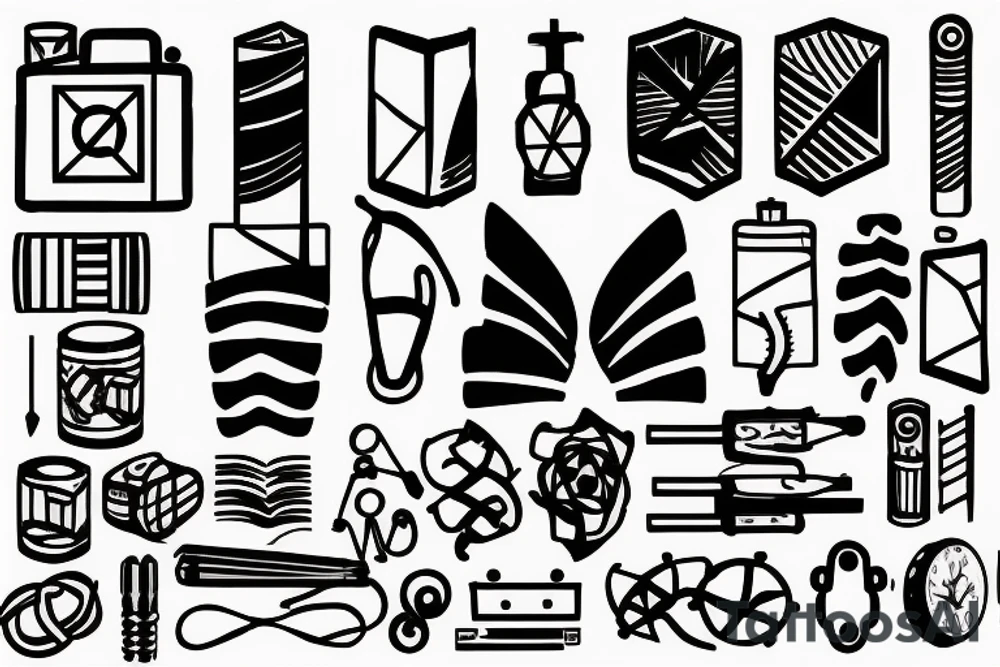 minimalistic tattoo for engineering tattoo idea