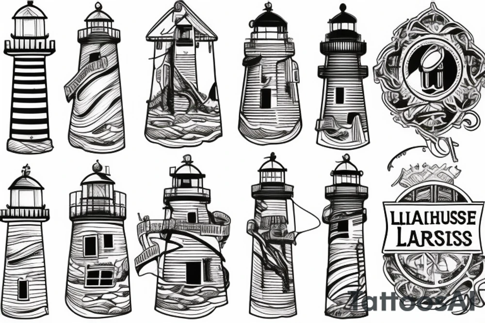 Lighthouse tattoo idea