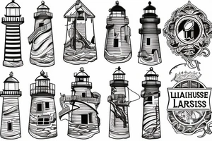 Lighthouse tattoo idea