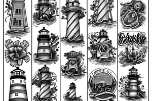 Lighthouse tattoo idea