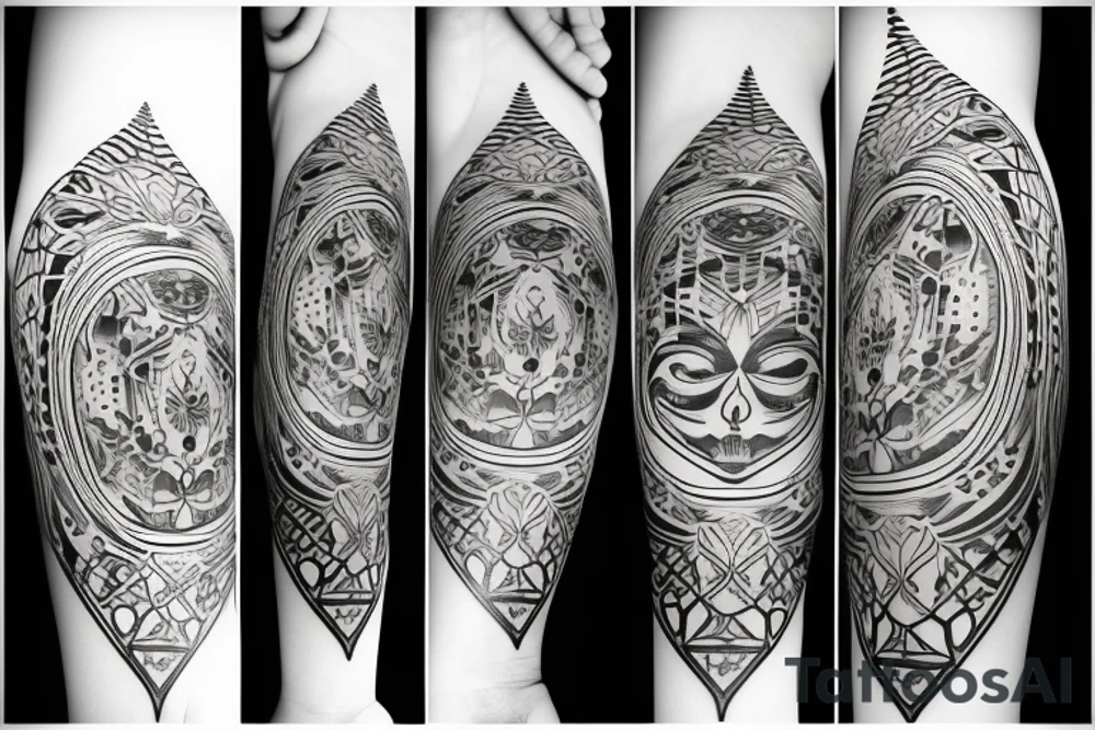 Fear no evil tattoo idea