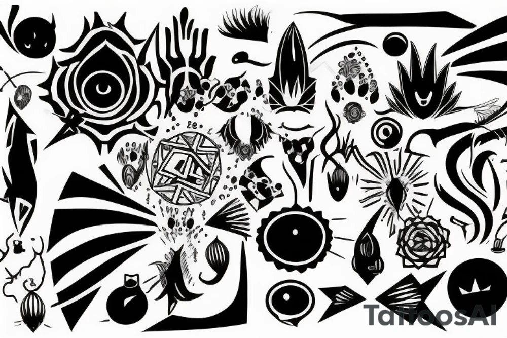 Fear no evil tattoo idea