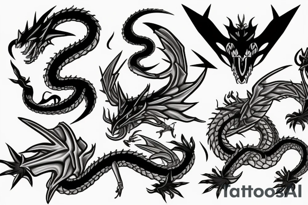 Slifer the sky dragon tattoo idea