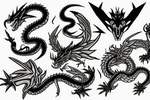 Slifer the sky dragon tattoo idea