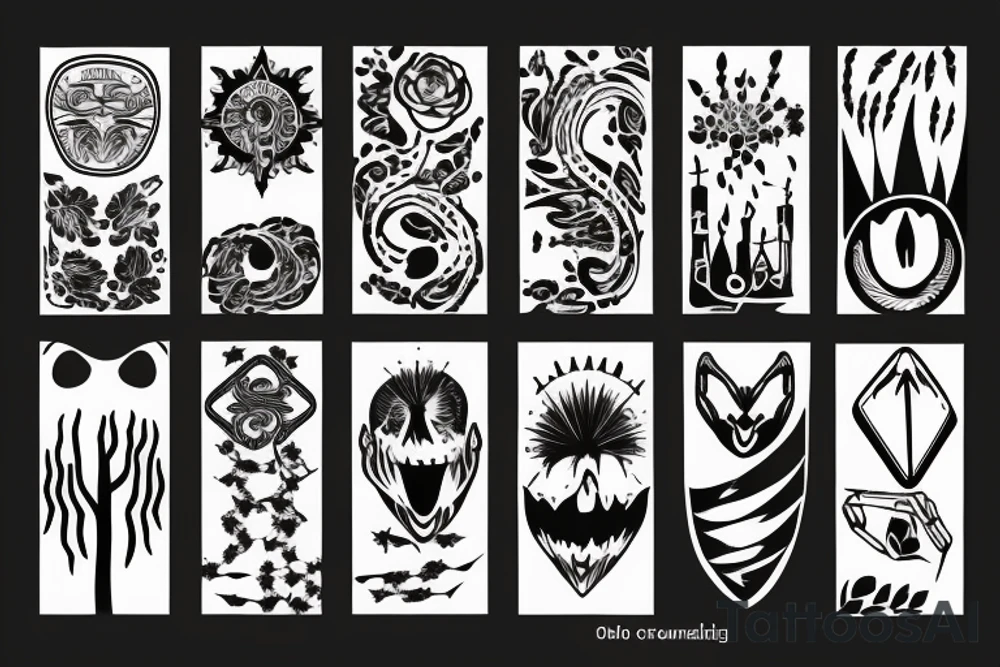 Fear no evil tattoo idea