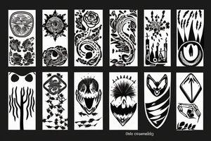 Fear no evil tattoo idea