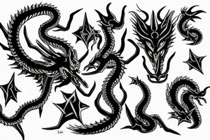 Slifer the sky dragon tattoo idea