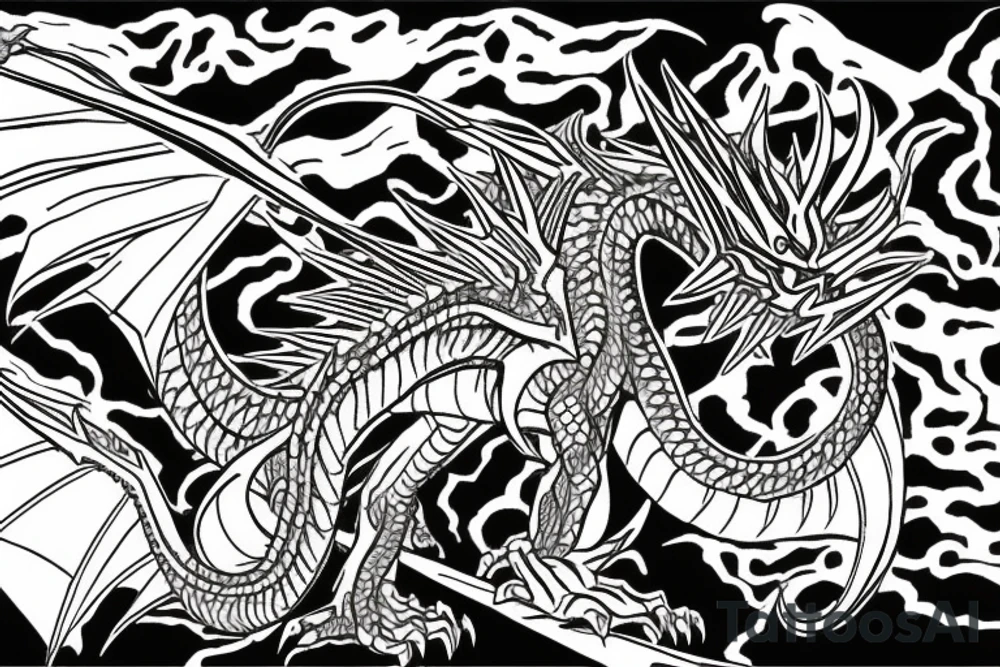 Slifer the sky dragon tattoo idea