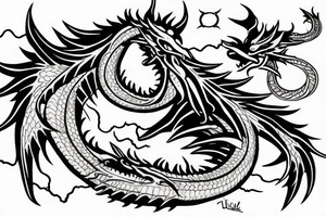 Slifer the sky dragon tattoo idea