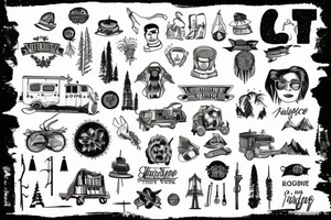 Northern California, Yosemite, burning man, San Francisco tattoo idea