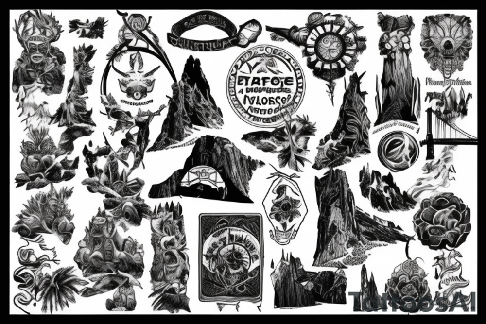 Northern California, Yosemite, burning man, San Francisco tattoo idea