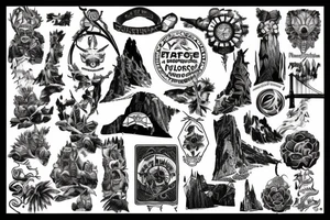 Northern California, Yosemite, burning man, San Francisco tattoo idea