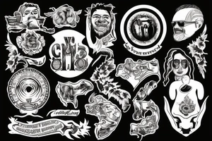Northern California, Yosemite, burning man, San Francisco tattoo idea