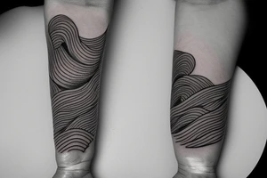 Its supposed to be a cover up tatto on the wrist. I want the elements to be waves and or boat tattoo idea