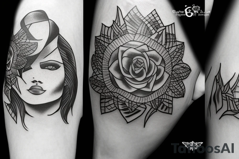 Wealth and helping people tattoo idea