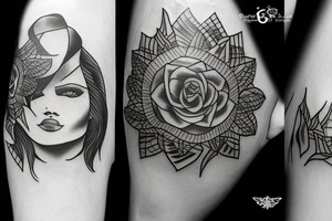 Wealth and helping people tattoo idea