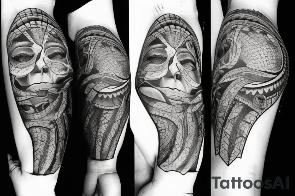 Wealth and helping people tattoo idea
