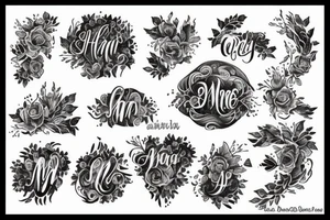 my wife's name Asya tattoo idea