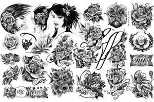 my wife's name Asya tattoo idea
