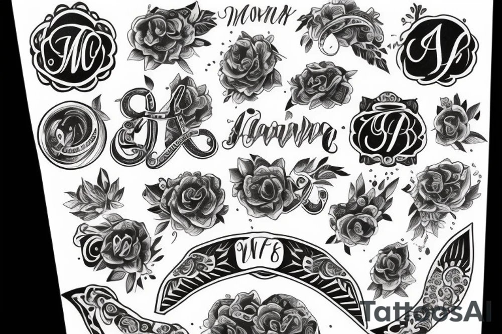 my wife's name Asya tattoo idea