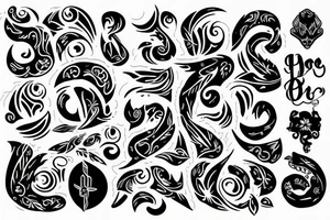 sticker Asya tattoo idea