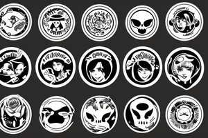 battery single sticker tattoo idea